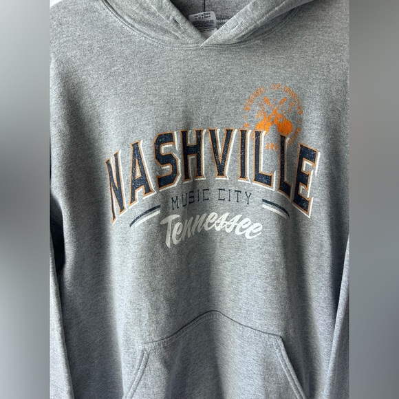 Gray Nashville Tennessee Hoodie - Picture 2 of 5